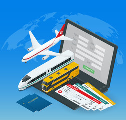 Bus and Train Tickets Booking