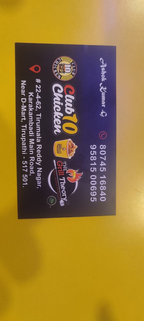 CLUB 10 CHICKEN