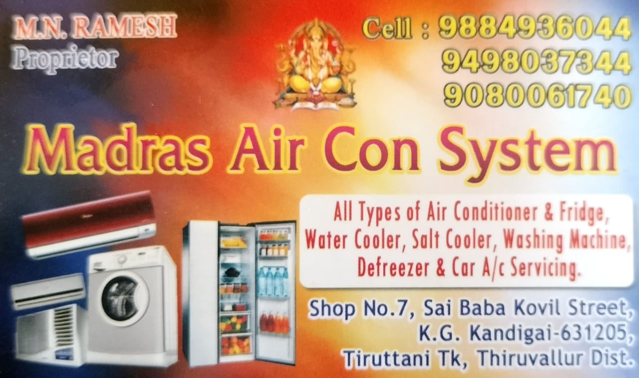 MADRAS AIR CON SYSTEM
